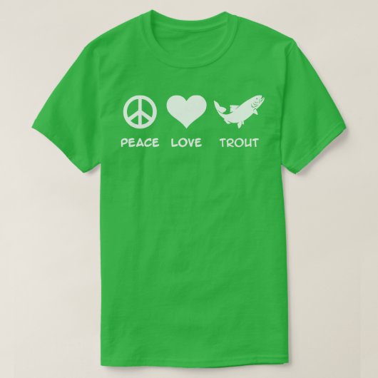 T-shirt Pêche à la truite (Design devant)