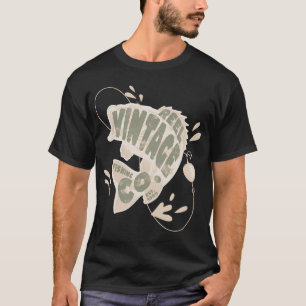 T-shirt Pêche à la truite dans la rivière Fly Fi inspiré v