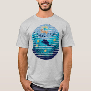 T-shirt Pêche à la truite de lac, marquant des monstres