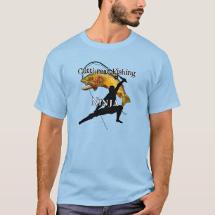 T-shirt Pêche à la truite fardée Ninja Pêche légère