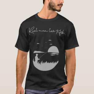 T-shirt Pêche à la truite - Graphique de pêcheur au couche