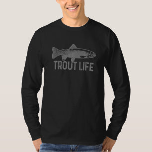 T-shirt Pêche à la truite Pêche à la mouche Pêche à la tru