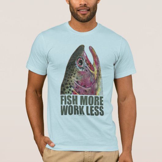 T-shirt Pêche à la truite plus (Devant)