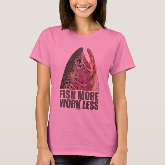 T-shirt Pêche à la truite plus (Devant)