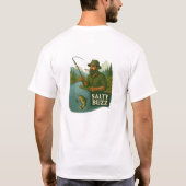 T-shirt Pêche à la truite Salty buzz (Dos)