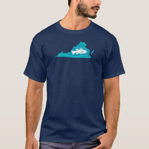 T-shirt Pêche à la vague de Virginie