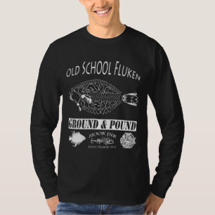 T-shirt Pêche à la vieille école Fluken Ground And Pound F