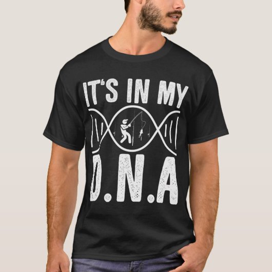 T-shirt pêche à l'ADN (Devant)