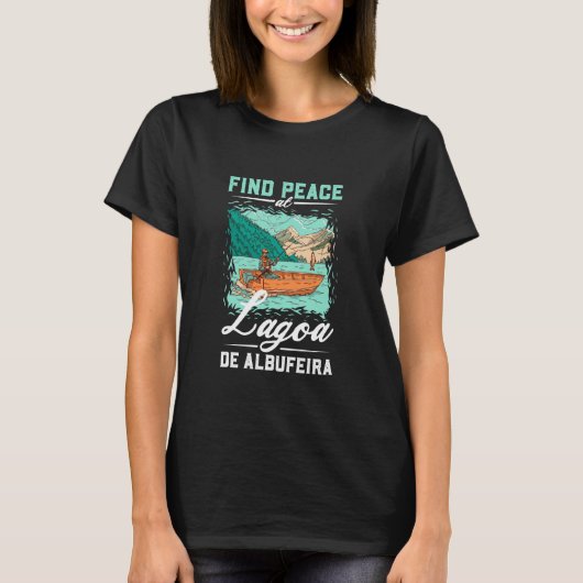 T-shirt Pêche à Lagoa de Albufeira (Devant)