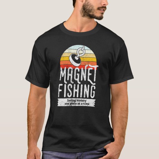 T-shirt Pêche à l'aimant (Devant)