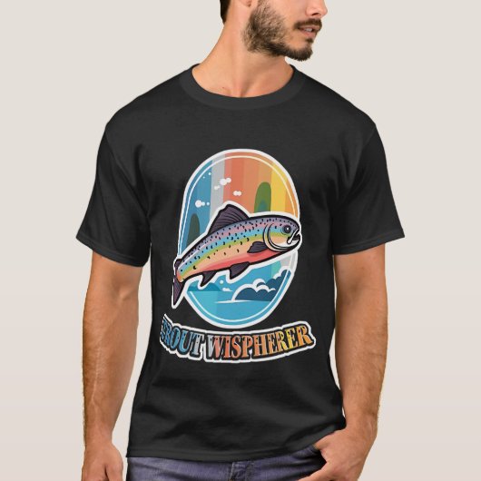T-shirt Pêche à l'ancienne terminée (Devant)