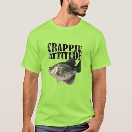 T-shirt Pêche à l'attitude de la rappie (Devant)