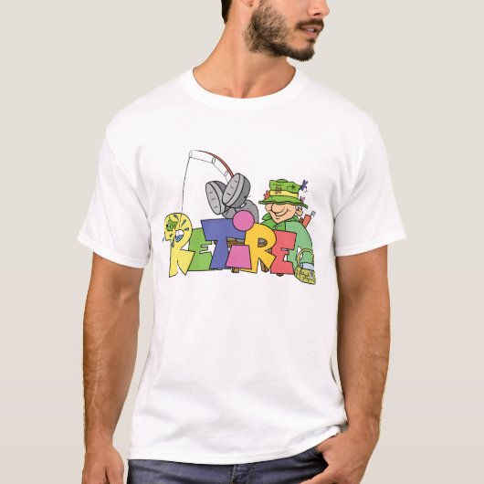 T-shirt Pêche allée retirée (Devant)