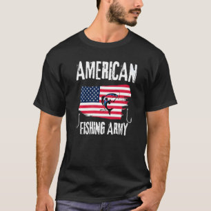 T-shirt Pêche américaine patriotique en plein air chasse a