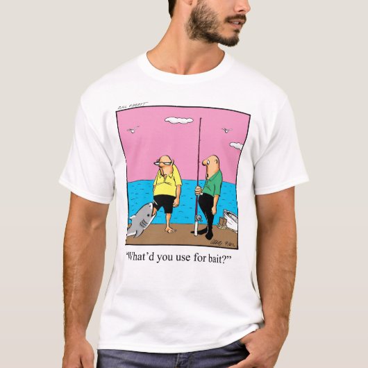 T-shirt pêche amusant (Devant)