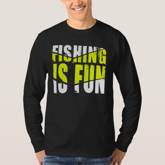 T-shirt Pêche Amusante (Devant)