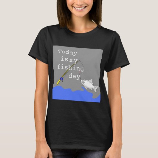 T-shirt Pêche amusante (Devant)