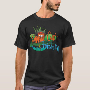 T-shirt Pêche amusante - Pêche au chat