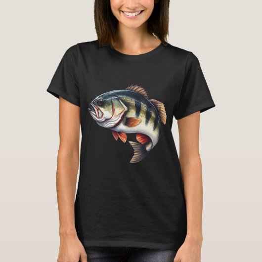 T-shirt Pêche au bar (Devant)