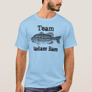 T-shirt Pêche au bar de Badass d'équipe