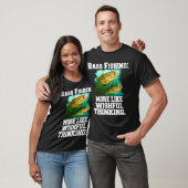 T-shirt Pêche au Bass : Plus comme une pensée pieuse (Unisexe)