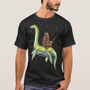 T-shirt Pêche au Bigfoot Monstre du Loch Ness