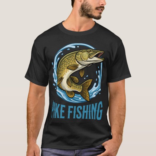 T-shirt Pêche au brochet (Devant)