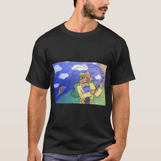 T-shirt Pêché au chapeau (Devant)