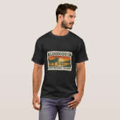 T-shirt Pêche au drapeau américain (Devant entier)