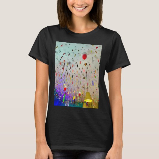 T-shirt Pêche au drapeau américain (Devant)