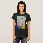 T-shirt Pêche au drapeau américain (Devant entier)
