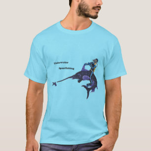 T-shirt Pêche au frisson avec espadon