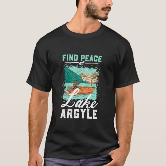 T-shirt Pêche au lac Argyle (Devant)