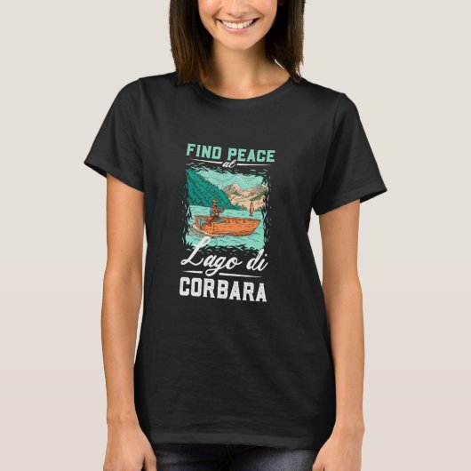 T-shirt Pêche au Lago di Corbara (Devant)
