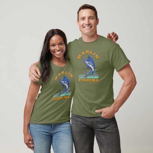 T-shirt Pêche au marlin (Unisexe)
