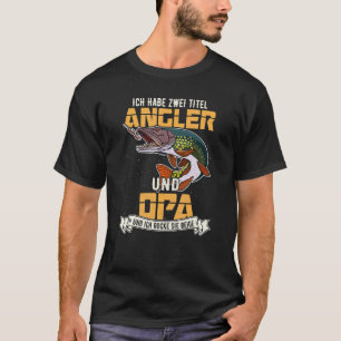 T-shirt Pêche au poisson prédateur Wobbler Canne à truite
