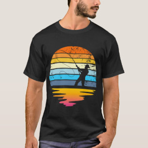 T-shirt Pêche au poulpe Canne à pêche