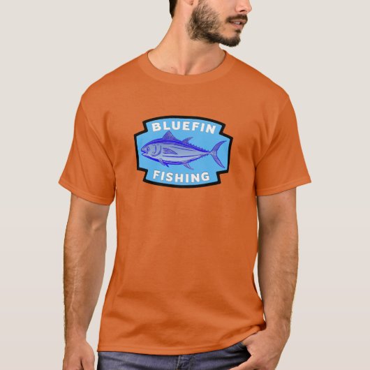 T-shirt Pêche au Thon Rouge (Devant)