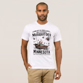 T-shirt Pêche aux moustiques du Minnesota (Devant entier)