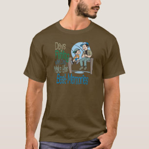 T-shirt Pêche avec chemise de Fête des pères papa