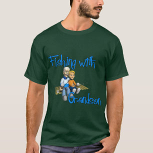T-shirt Pêche avec chemise de pêche Grandson