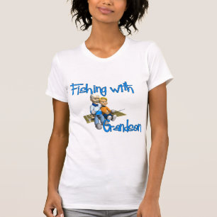 T-shirt Pêche avec chemise de pêche Grandson