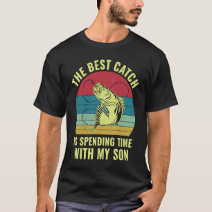 T-shirt Pêche avec fils Père et fils tenue de pêche assort