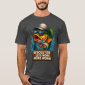 T-shirt Pêche Avec Papa Alimenté Par Pêcheur De Rires (Devant)