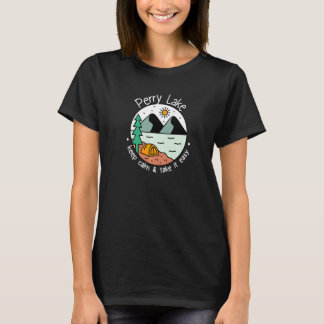 T-shirt Pêche Bateau Camping Emporter Facile Perry Lake