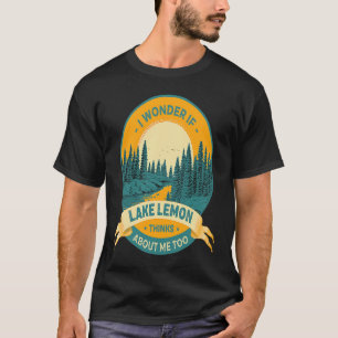 T-shirt Pêche Bateau Camping Lac Vacation Lac Lemon