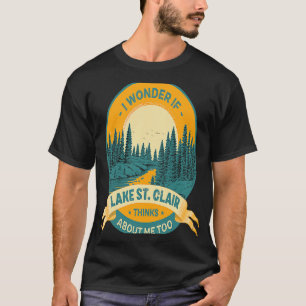 T-shirt Pêche Bateau Camping Lac Vacation Lac St Clai