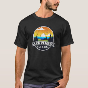 T-shirt Pêche Bateau Camping - Lakeview Lake Martin