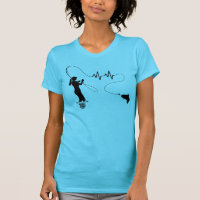 Pêche battement de coeur Fly Pêche Femme