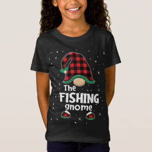 T-Shirt Pêche Buffalo Buffalo Plaid Correspondant Noël Paj